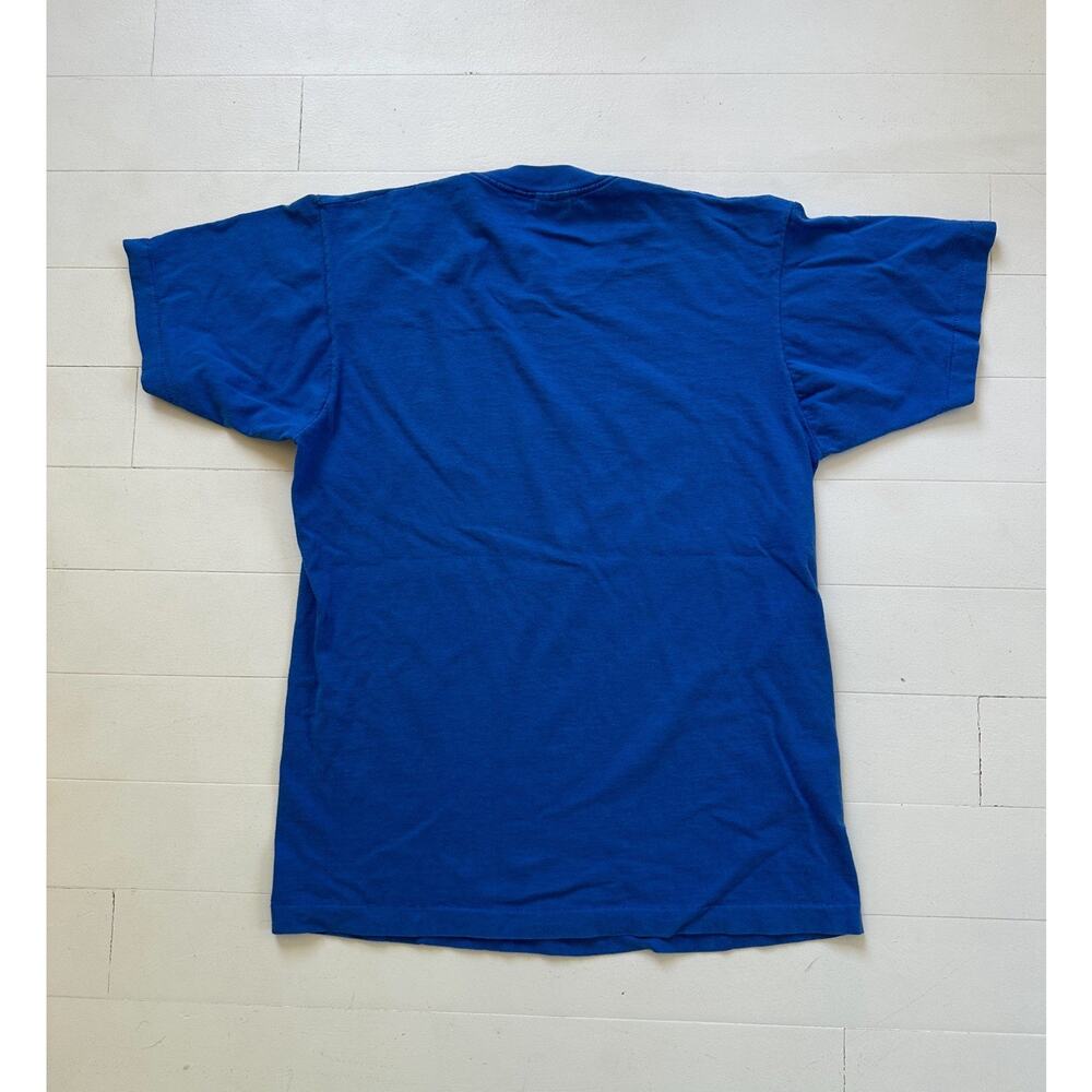 Vintage 90s Single Stitch Micropolis T-Shirt L - Picture 2 of 5
